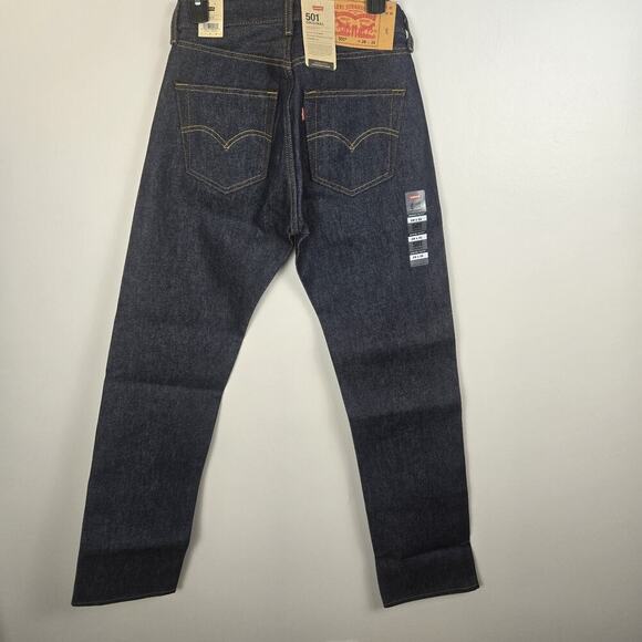 Levi's Men's 501 28x32" Original Shrink-to-Fit Jeans - Blue CLASSIC WESTERN WORK - Picture 6 of 6